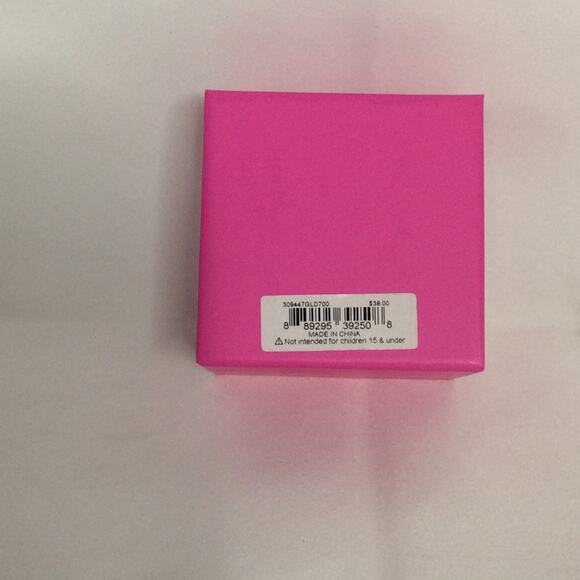 NIB BETSEY JOHNSON LEMON YELLOW RHINESTONE STUD EARRINGS - Picture 3 of 5